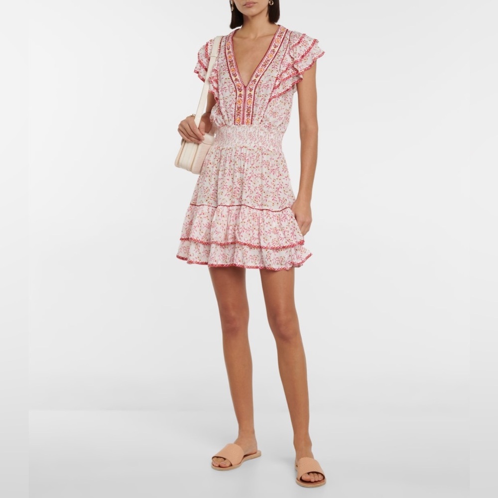 POUPETTE ST BARTH Camila floral minidress luxe chic modern medium cottagecore